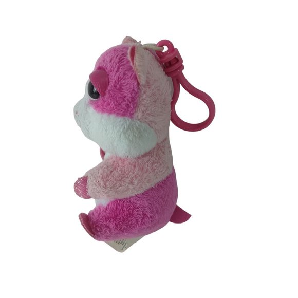 Russ Backpack Clips Li'l Peepers Paris Keychain Collectible Hamster Gerbil Pink - Picture 4 of 6